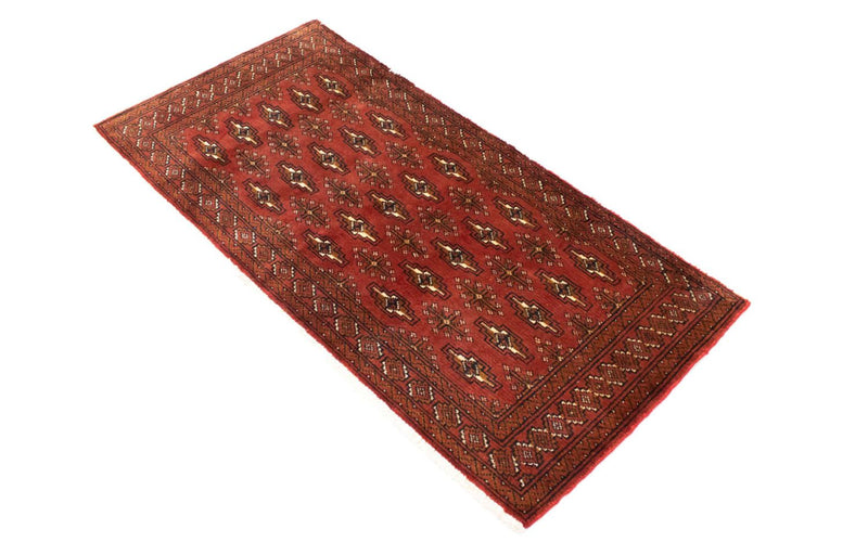 Turkaman Teppich 130 x 60 cm - rost