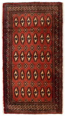 Turkaman Teppich 130 x 60 cm - rot