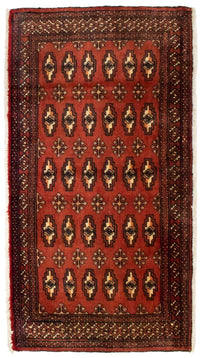 Turkaman Teppich 130 x 60 cm - rot