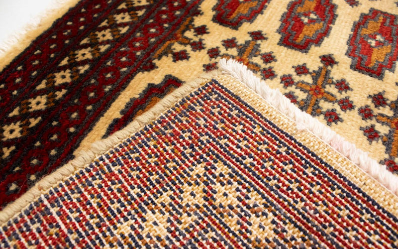 Turkaman Teppich 130 x 60 cm - beige