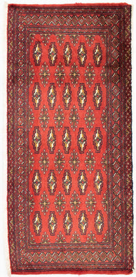 Turkaman Teppich 130 x 60 cm - rot
