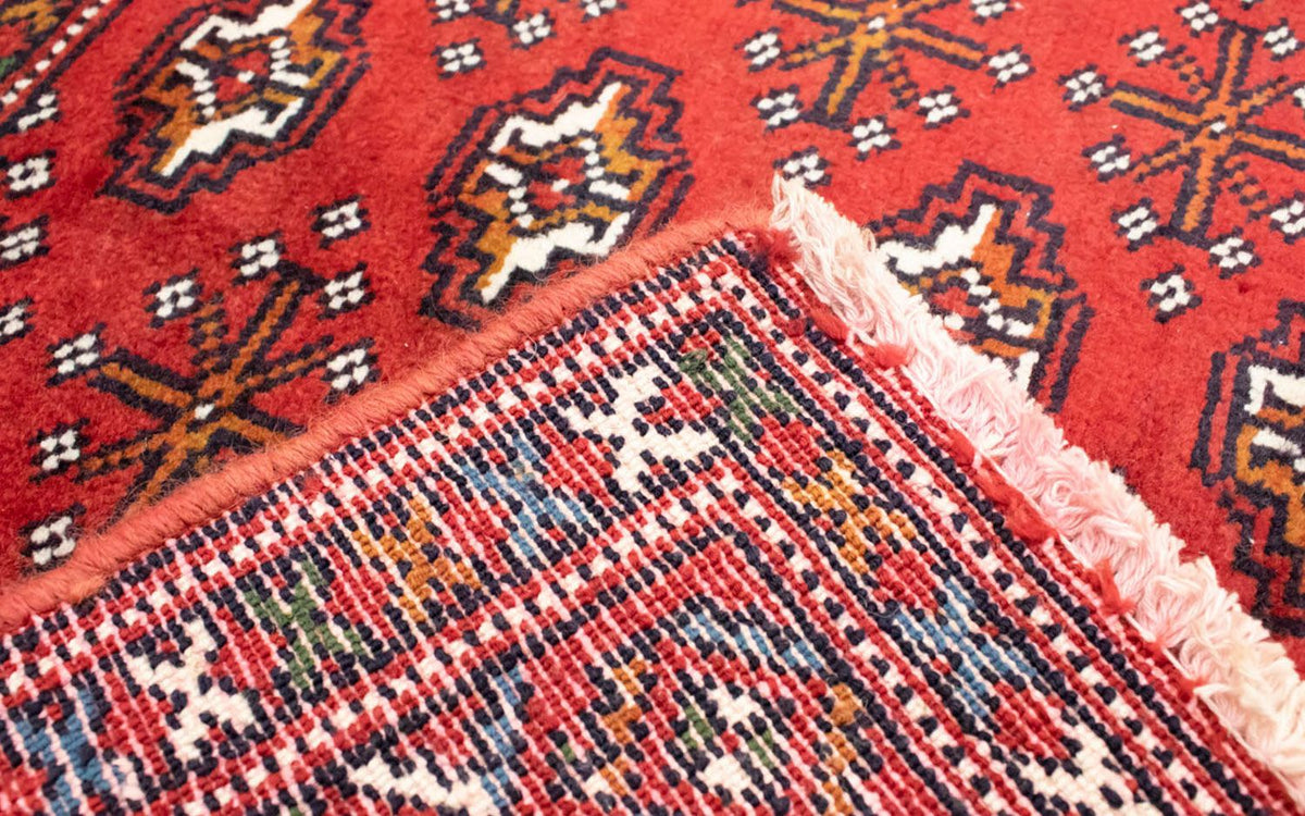 Turkaman Teppich 130 x 60 cm - rot