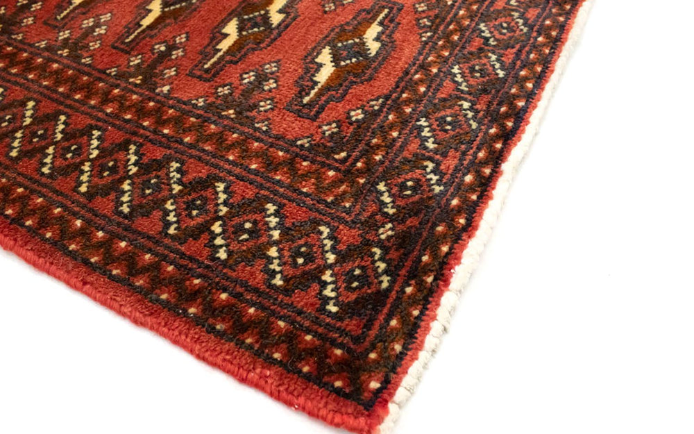 Turkaman Teppich 130 x 60 cm - hellrot