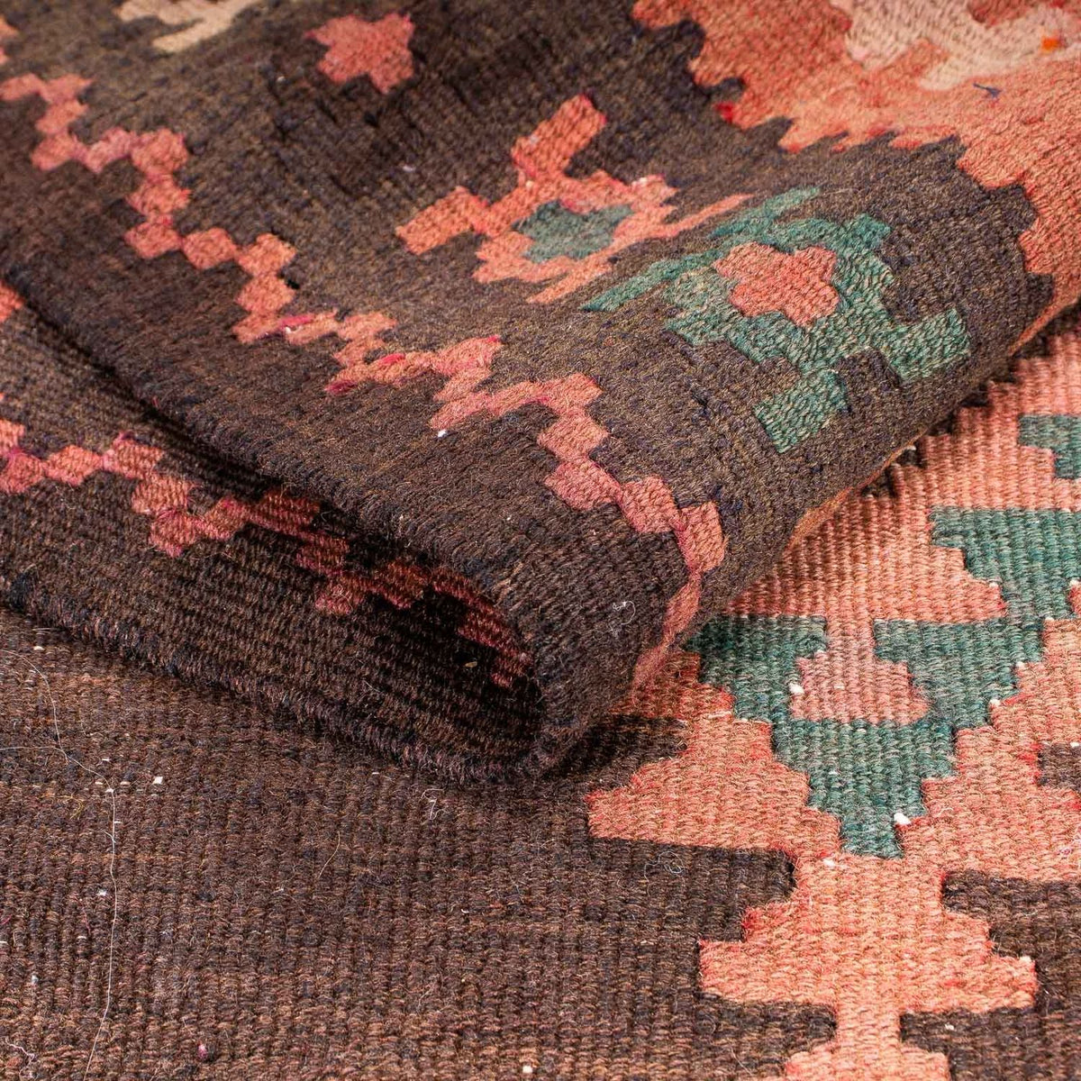 Kelim Teppich - Old 290 x 110 cm - mehrfarbig