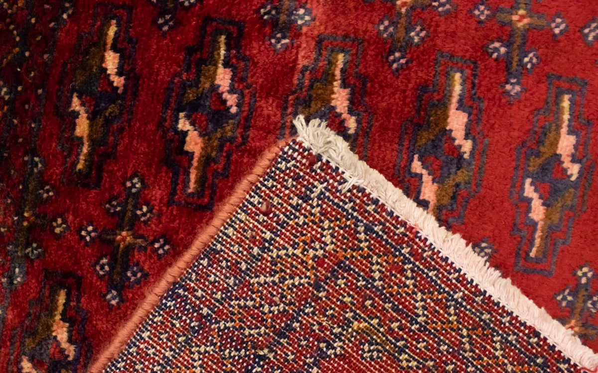 Turkaman Teppich 130 x 60 cm - rot
