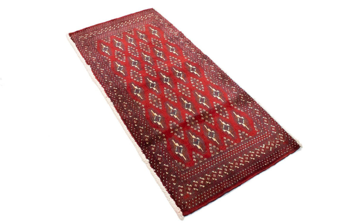 Turkaman Teppich 130 x 60 cm - rot