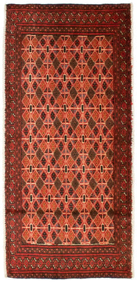 Turkaman Teppich 130 x 60 cm - orange