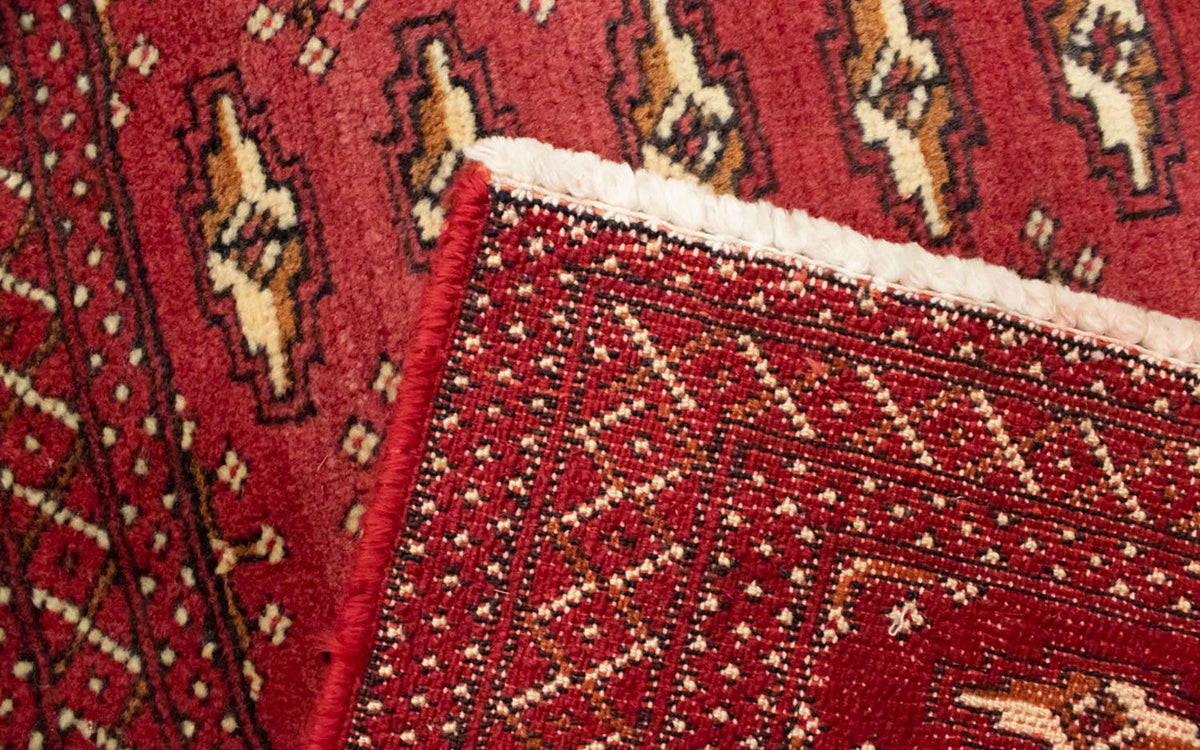 Turkaman Teppich 130 x 60 cm - rot