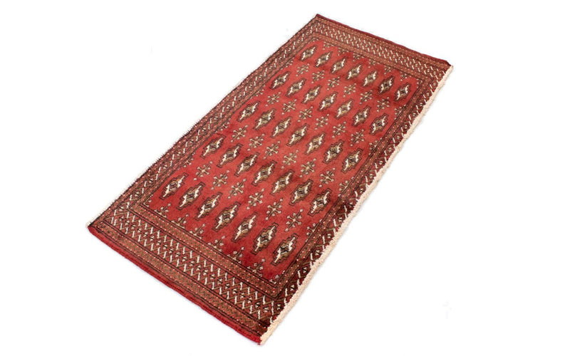 Turkaman Teppich 130 x 60 cm - rost