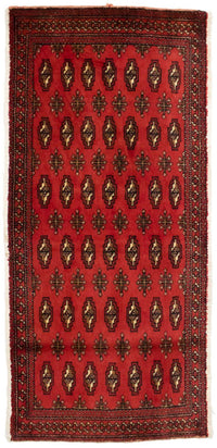 Turkaman Teppich 130 x 60 cm - rot