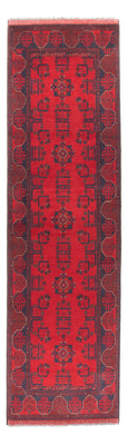Läufer Afghan - Kunduz - 289 x 77 cm - rot