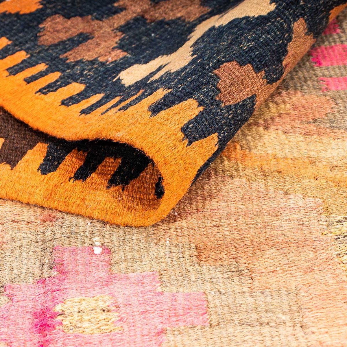 Kelim Teppich - Old 245 x 110 cm - mehrfarbig