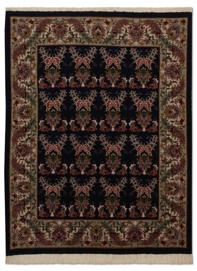 Täbriz - 50 Raj Teppich 103x137cm - Perserteppich