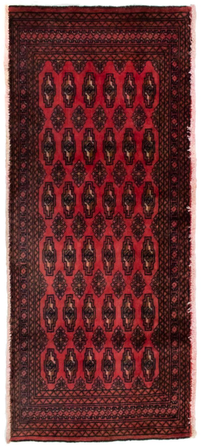 Turkaman Teppich 130 x 60 cm - rot
