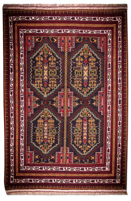 Afghan Teppich 145 x 92 cm
