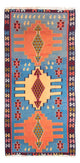Kelim Teppich - Old 280 x 140 cm - mehrfarbig