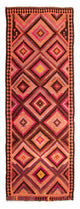 Kelim Teppich - Old 370 x 140 cm - mehrfarbig