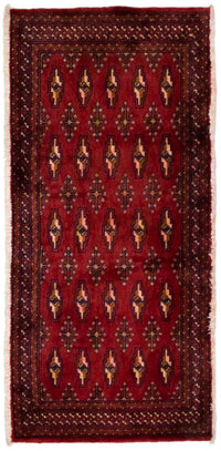 Turkaman Teppich 130 x 60 cm - rot