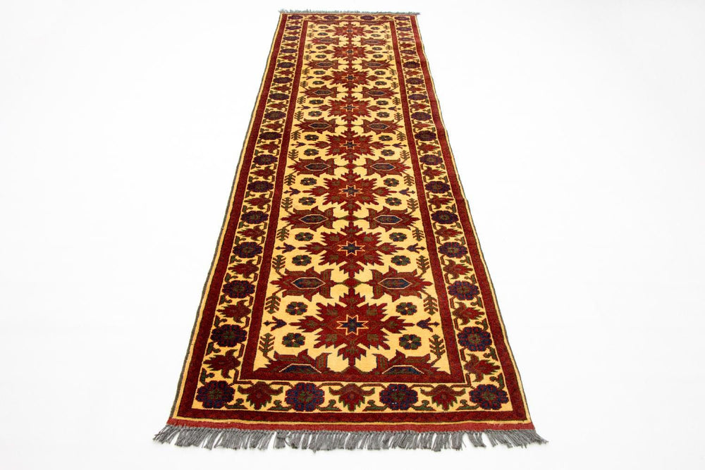 Afghan Teppich - Hatschlu 304 x 80 cm