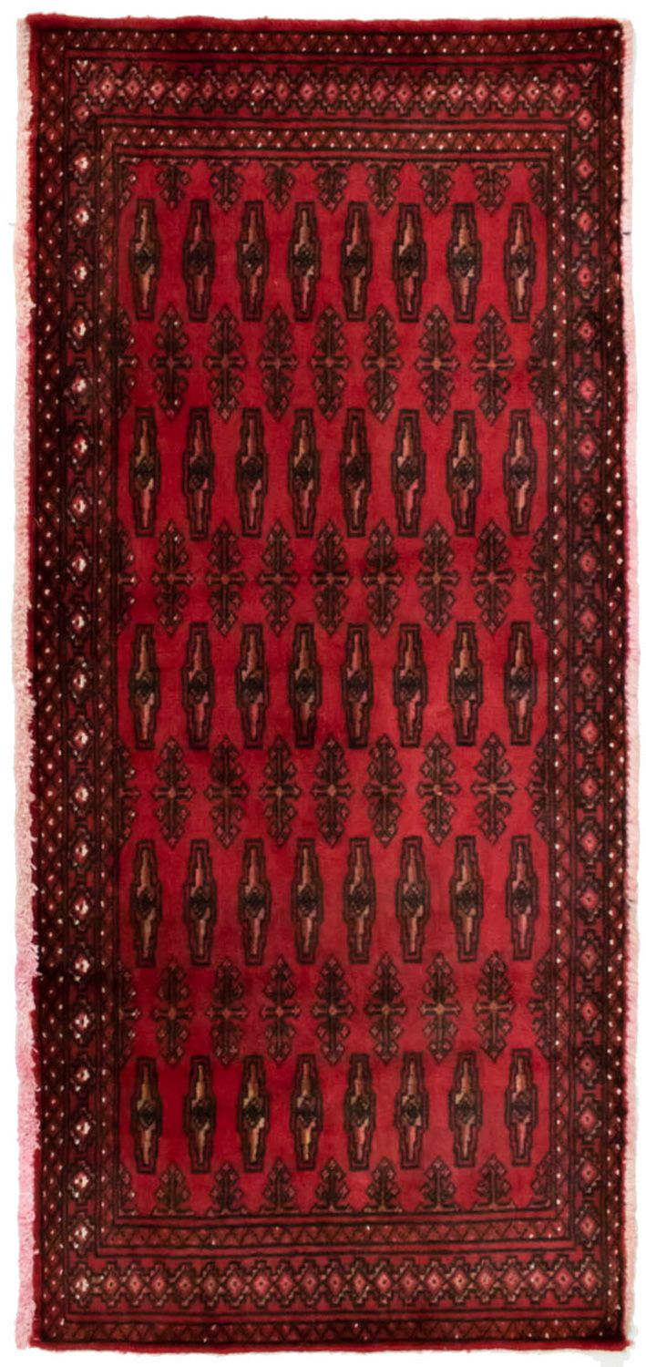 Turkaman Teppich 130 x 60 cm - rot