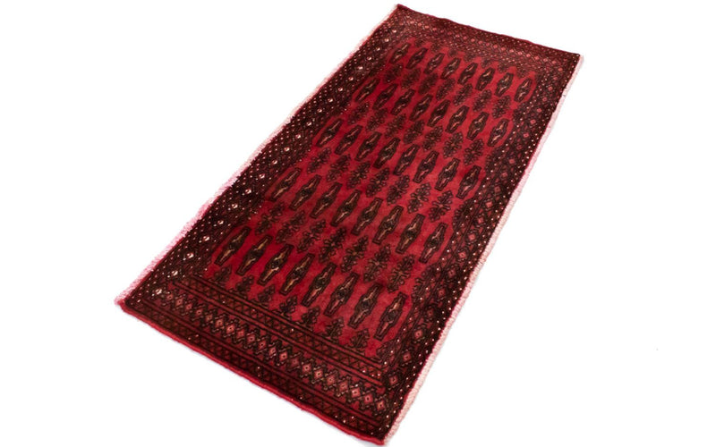 Turkaman Teppich 130 x 60 cm - rot