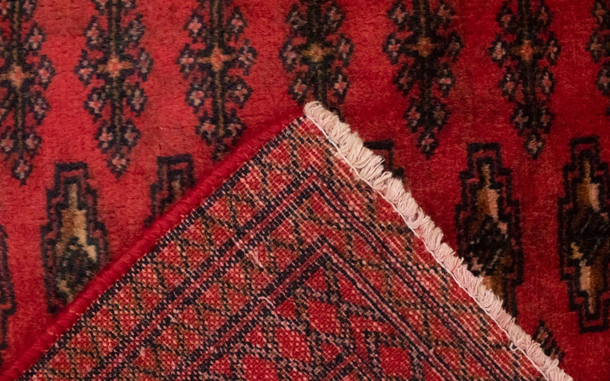 Turkaman Teppich 130 x 60 cm - rot