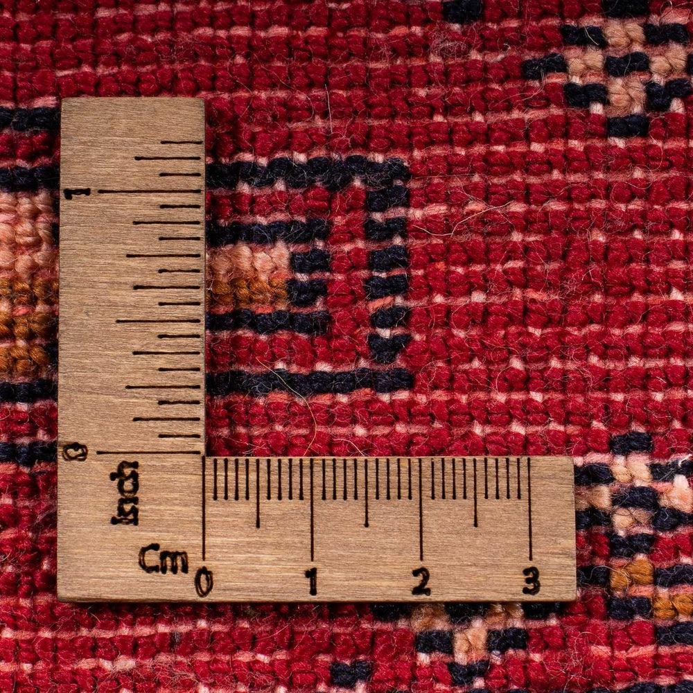 Turkaman Teppich 130 x 60 cm - dunkelrot