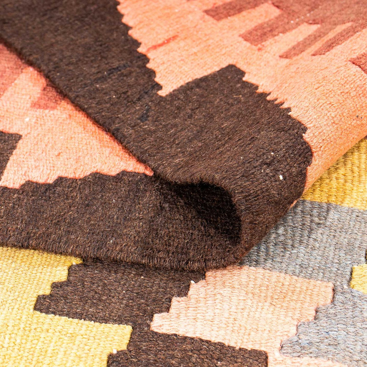 Kelim Teppich - Old 295 x 115 cm - mehrfarbig