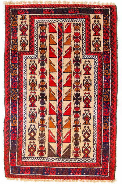 Belutsch Teppich 79x126cm - Orientteppich