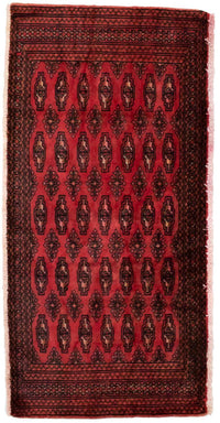 Turkaman Teppich 130 x 60 cm - rot