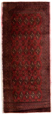 Turkaman Teppich 130 x 60 cm - rot