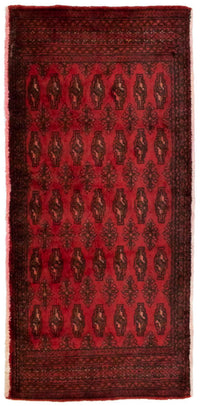Turkaman Teppich 130 x 60 cm - rot
