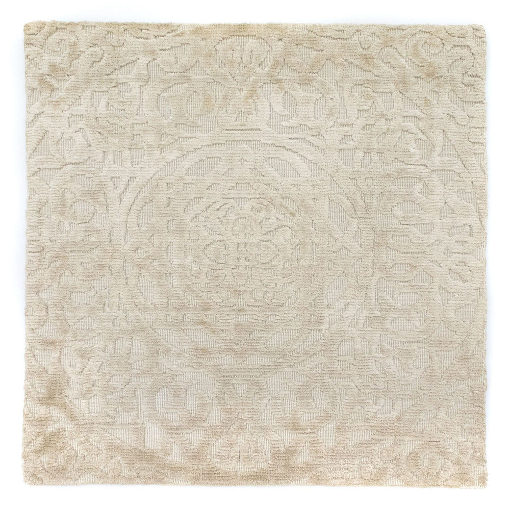 Wollteppich 66 x 67 cm Teppich Quadratisch