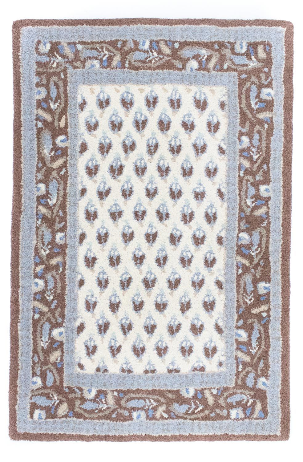 Wollteppich 88 x 59 cm Fußmatte