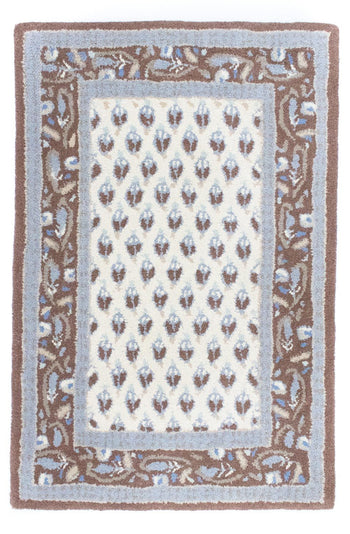 Wollteppich 88 x 59 cm Fußmatte