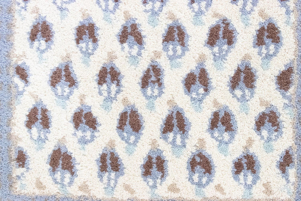 Wollteppich 88 x 59 cm Fußmatte