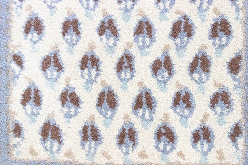 Wollteppich 88 x 59 cm Fußmatte