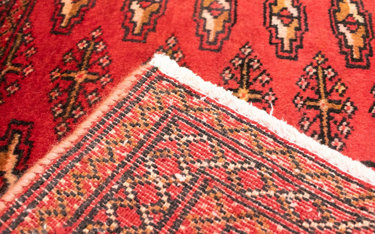Turkaman Teppich 100 x 50 cm - rot