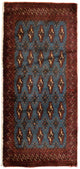Turkaman Teppich 130x60cm - Orientteppich