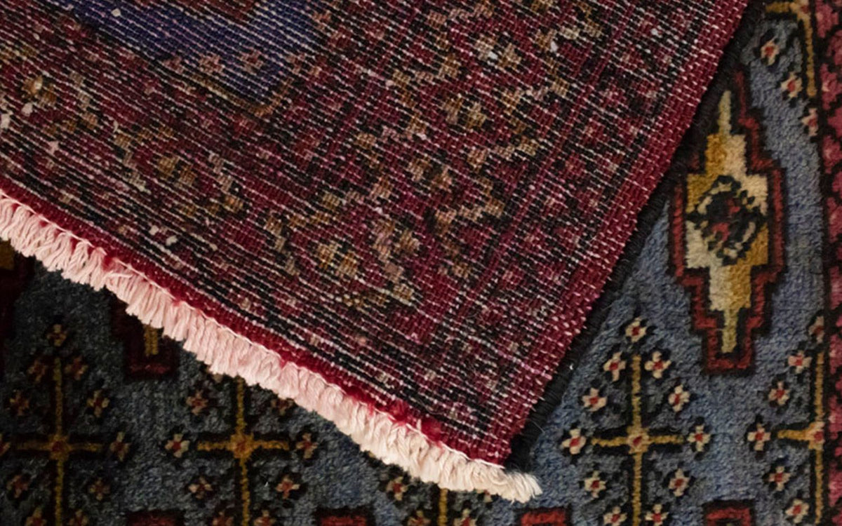 Turkaman Teppich 130 x 60 cm - blau