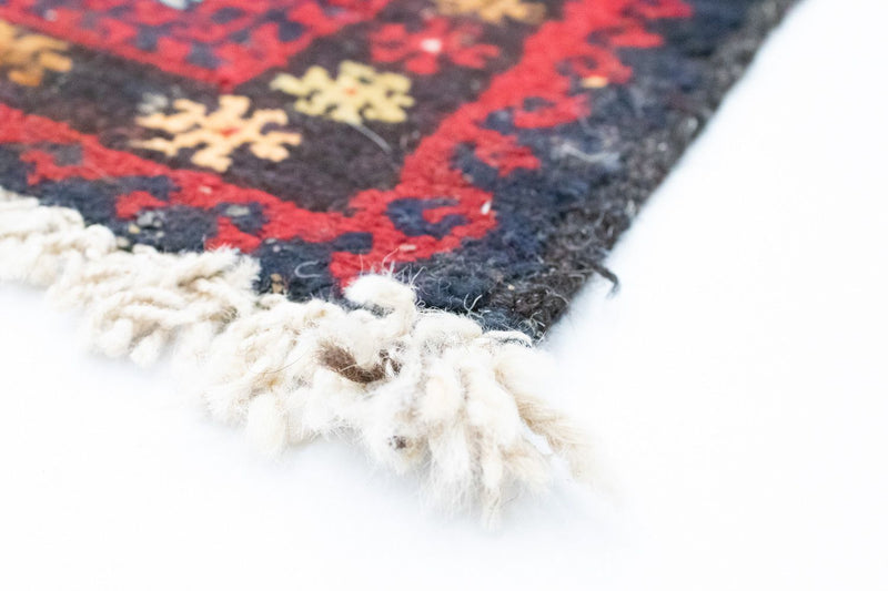 Belutsch Teppich 129 x 78 cm - blau
