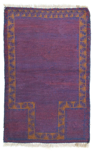 Belutsch Teppich 131 x 82 cm - lila
