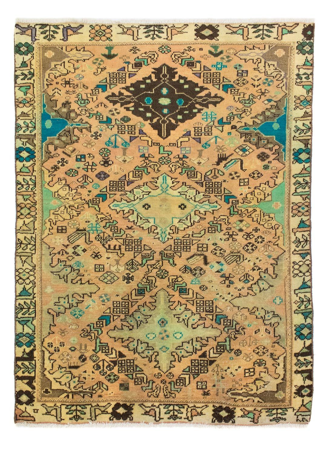 Perserteppich - Nomadic 160 x 115 cm - hellbraun