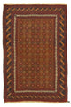 Belutsch Teppich 125 x 79 cm - braun
