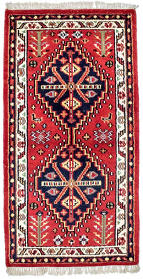 Orientteppich 160 x 90 cm - rot