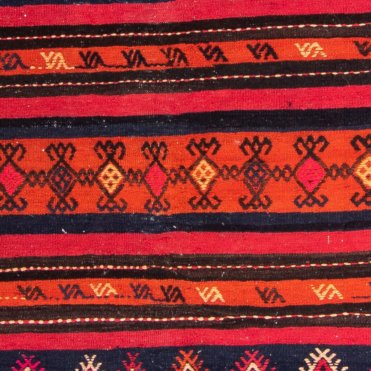 Kelim Teppich - Old 200 x 155 cm - mehrfarbig