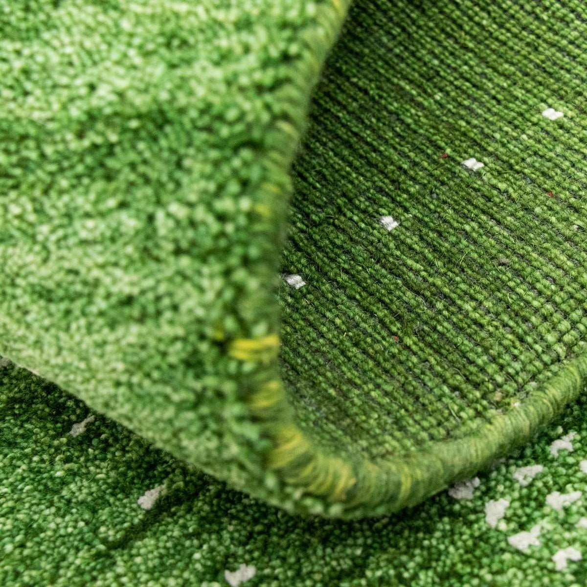 Gabbeh Teppich - Softy 143 x 72 cm - grün