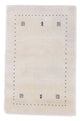 Gabbeh Teppich - Softy 90 x 60 cm - naturweiß