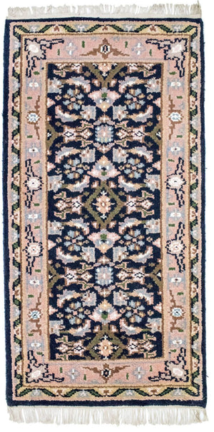 Orientteppich 160 x 90 cm - blau