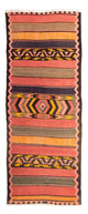 Kelim Teppich - Old 300 x 125 cm - mehrfarbig